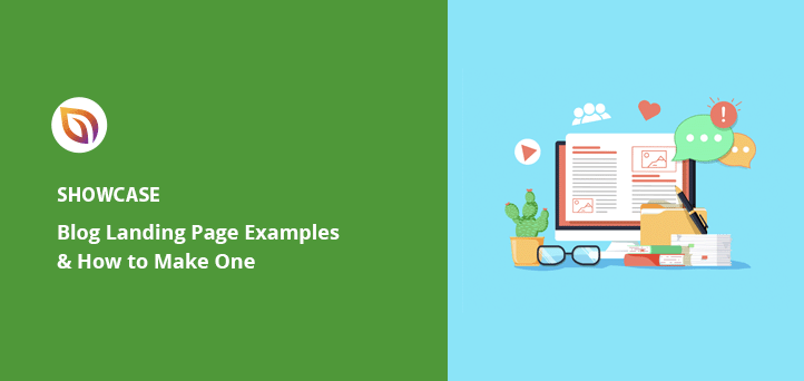 8 Blog Landing Page Examples + How to Make One (No Coding)
