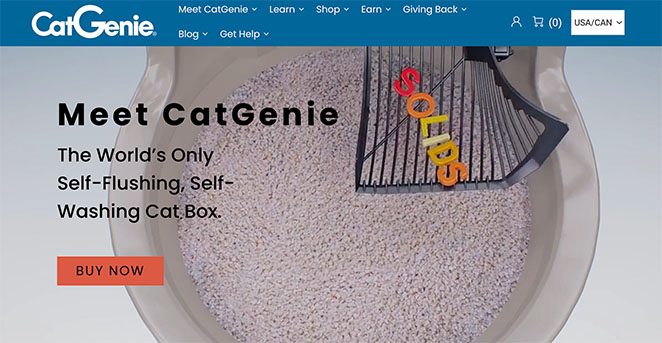 CatGenie one product store examples