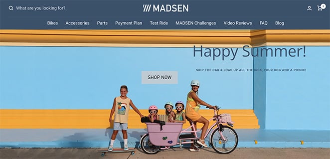 Madsen cycles one product store examples