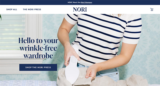 Nori one product store example