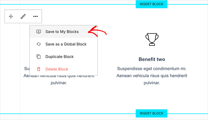 Creating an Instablock to reuse in Instapage