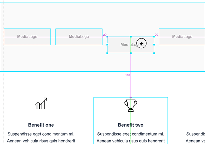 Instapage snapping guidelines