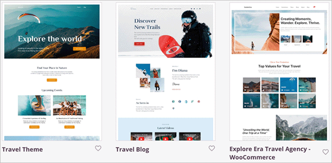 SeedProd travel WordPress themes