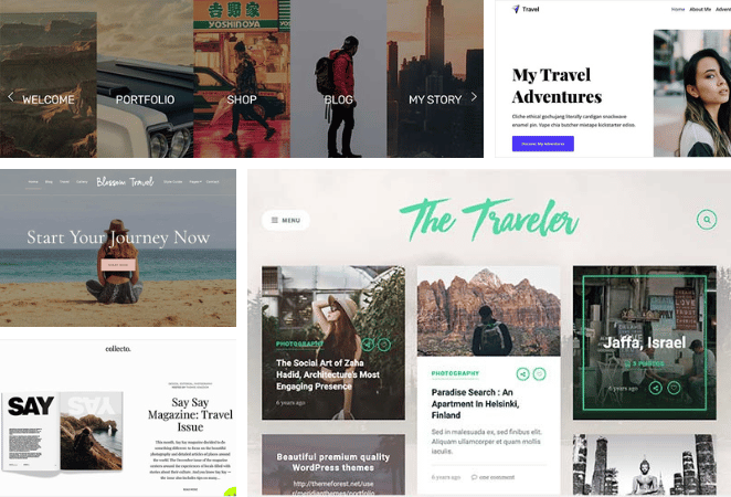 Travel WordPress themes