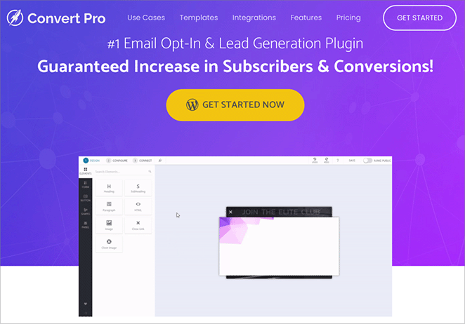 Convert Pro WordPress email subscription popup plugin