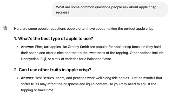 How to use AI for SEO to create FAQ content